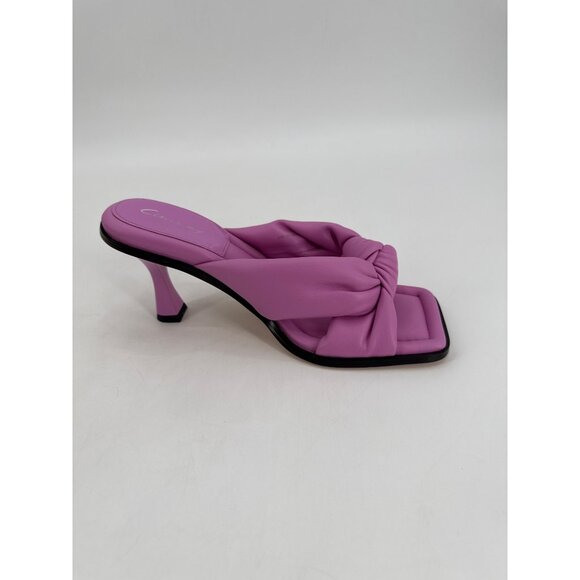 Circus Ny Sam Edelman Heeled Sandals Sim Fiji Flower Bow Pink Us 9 Slip On - Picture 5 of 10